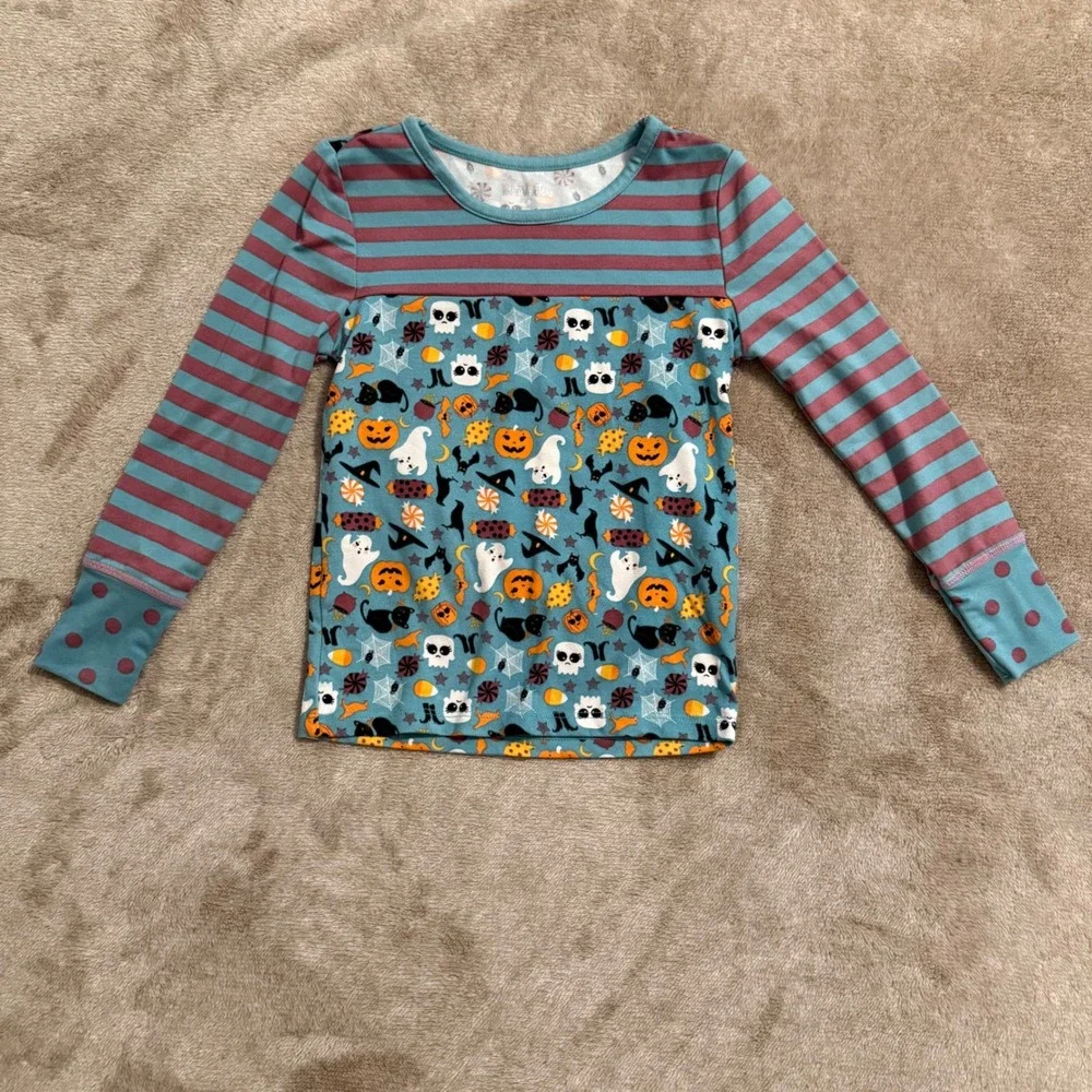 Matilda Jane Kids Moments With You Fright Night Halloween Pajama Set Teal Size 4